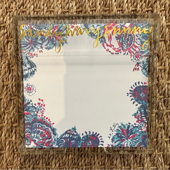 (Lilly Pultizer) Acrylic Note Set-Hottest Spot
